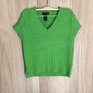 Ralph Lauren vintage cable knit short sleeve